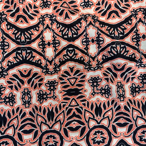 The Limited. Orange/navy top. Shell. Cap sleeve Duster back Vintage Y2K. Size XS - Picture 4 of 6